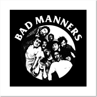 Bad Manners - Engraving Style Posters and Art